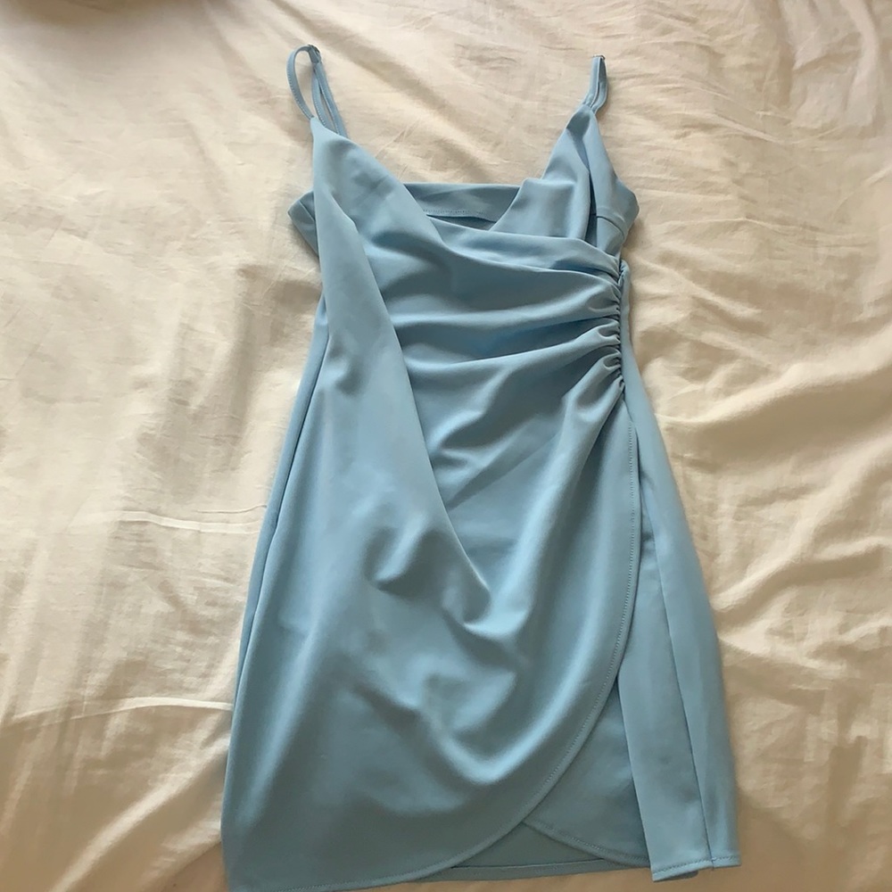 Light Blue Mini Dress